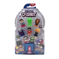 Ooshies DC Comics Series 3. 7 Pack. Toxic Glow Wonder Woman, Black Camary,