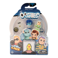 Ooshies Disney Pixar Series 1. 4 Pack. Glow In The Dark Mr Incredible, Sadness