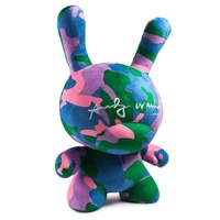 Kidrobot Andy Warhol 20 Inch Camo Dunny Plush