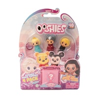 Ooshies Disney Series 2. 4 Pack. Icy Glow Elsa Coronation, Lady Tremaine, Kristoff,