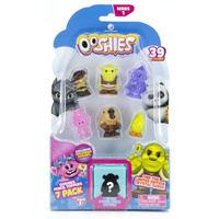 Ooshies DreamWorks Series 1. 7 Pack. Puss In Boots, Shrek, Hologram Biggie,