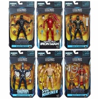 Hasbro Marvel Legends Black Panther 6 Inch Action Figures. Wave 1. Complete Set Of 6.