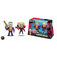 Jada Toys 4 Inch Metals Die Cast Suicide Squad The Joker Boss & Harley Quinn