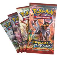 Pokemon TCG. XY Breakthrough. 4 Booster Packs!
