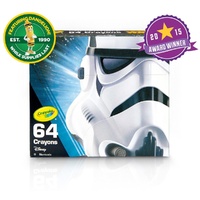 Crayola Star Wars 64 Piece Crayons Box. Limited Edition Stormtrooper Pack.