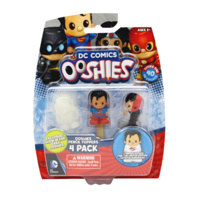 Ooshies DC Comics Series 1. 4 Pack. Glow In The Dark Lex Luthor, Two Face