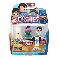 Ooshies DC Comics Series 2. 4 Pack. Glow In The Dark Batman, Sinestro.