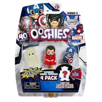 Ooshies Marvel Series 2. 4 Pack Glow In The Dark Star-Lord, Tony Stark Iron