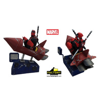 Factory Entertainment MARVEL Deadpool Rocket Ride Premium Motion Statue.