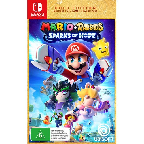 Nintendo Switch Mario and Rabbids Sparks of Hope Gold Edition Game