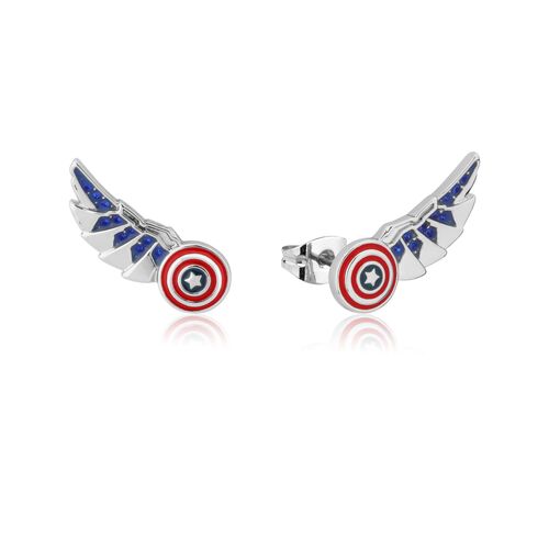 Couture Kingdom Marvel Captain America Stud Earrings