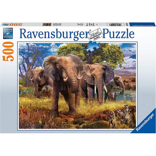 Ravensburger Elephant Family 500pc Puzzle