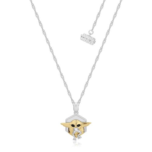 Couture Kingdom Star Wars The Mandalorian Grogu Snack Precious Metal Necklace