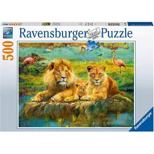 Ravensburger Lions in the Savannah 500pc Puzzle
