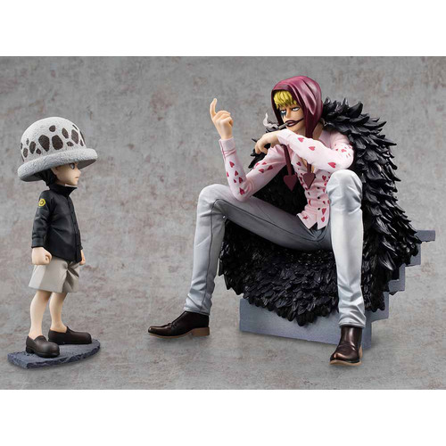 MegaHouse One Piece Portrait of Pirates P.O.P Excellent Model Corazon & Law Limited Edition Figure Set
