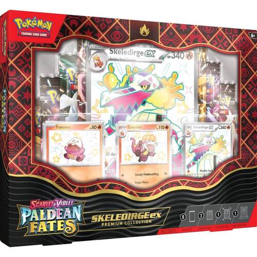 Pokemon TCG Scarlet & Violet 4.5 Paldean Fates Premium Collection Box (Assorted)