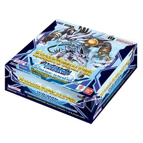 Bandai Digimon Card Game Exceed Apocalypse [BT15] Booster Box. 24 Booster Packs!