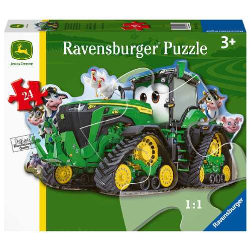 Ravensburger John Deere Tractor Shaped 24pc Puzzle
