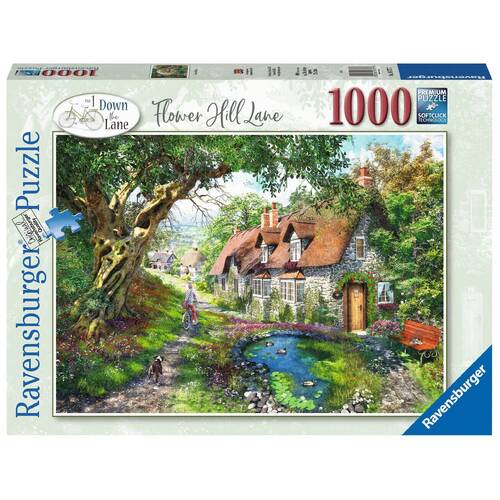 Ravensburger Flower Hill Lane 1000pc Puzzle