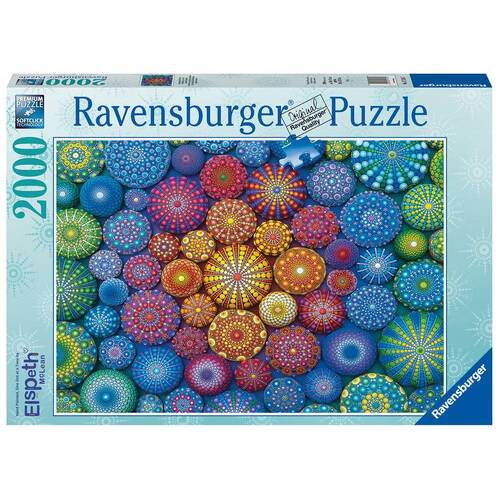 Ravensburger Radiating Rainbow Mandalas 2000pc Puzzle