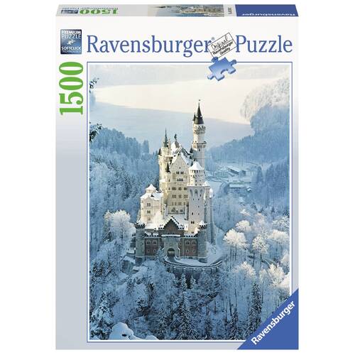 Ravensburger Neuschwanstein Castle in Winter 1500pc Puzzle
