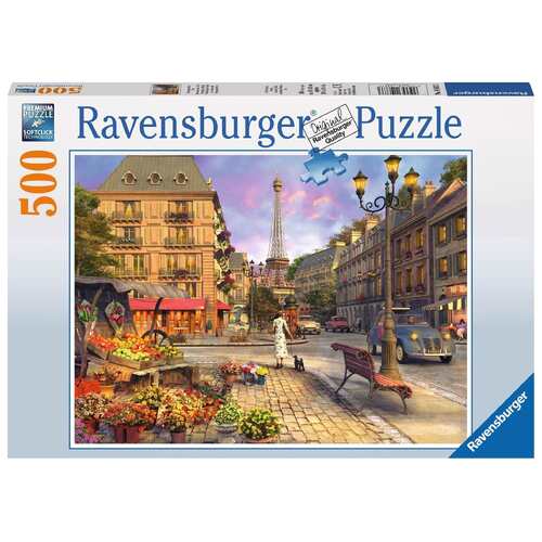 Ravensburger A Walk Through Paris Puzzle 500pc Puzzle