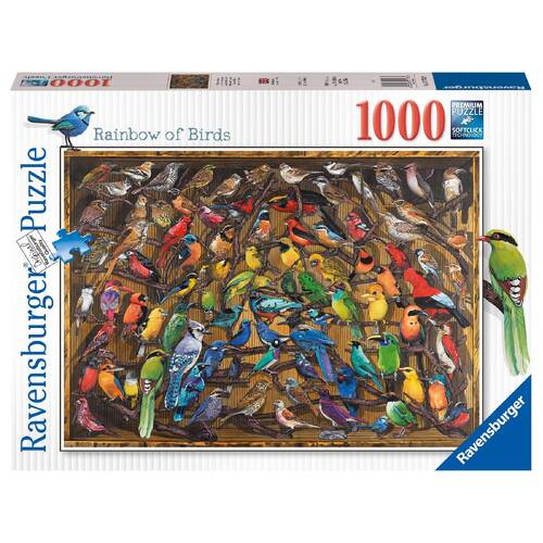 Ravensburger Rainbow of Birds 1000pc Puzzle