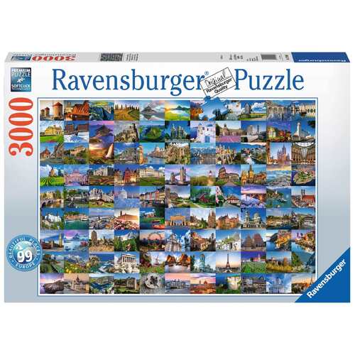 Ravensburger 99 Beautiful Places of Europe 3000pc Puzzle
