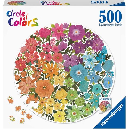 Ravensburger Circle of Colors Flowers 500pc Puzzle