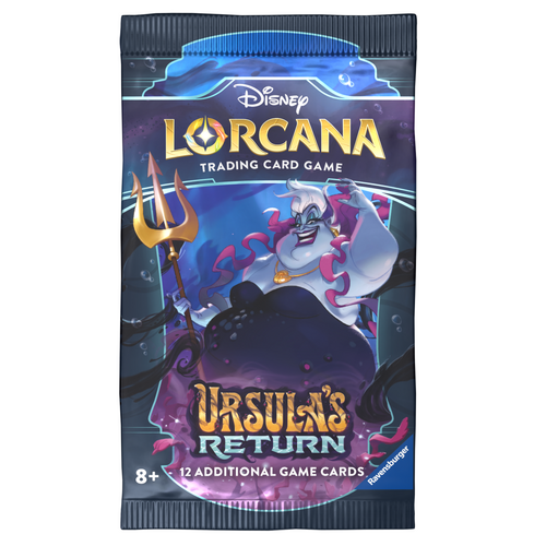 Ravensburger Disney Lorcana TCG Set-4 Ursula's Return Booster Pack!
