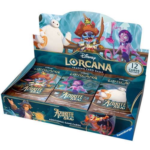 Ravensburger Disney Lorcana TCG Set-6 Azurite Sea Booster Box. 24 Booster Packs!