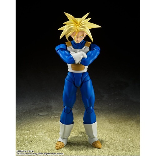 Bandai Tamashii Nations S.H. Figuarts Dragon Ball Super Saiyan Trunks Infinite Latent Super Power Action Figure