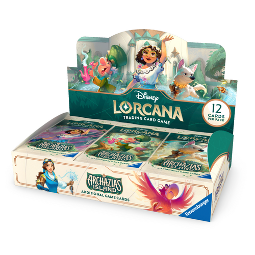 Ravensburger Disney Lorcana TCG Set-7 Archazia's Island Booster Box. 24 Booster Packs!