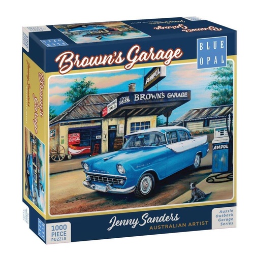 Blue Opal Jenny Sanders Browns Garage 1000pc Puzzle