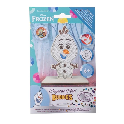Craft Buddy Disney Crystal Art Buddies Series 3. Olaf Crystal Art Kit