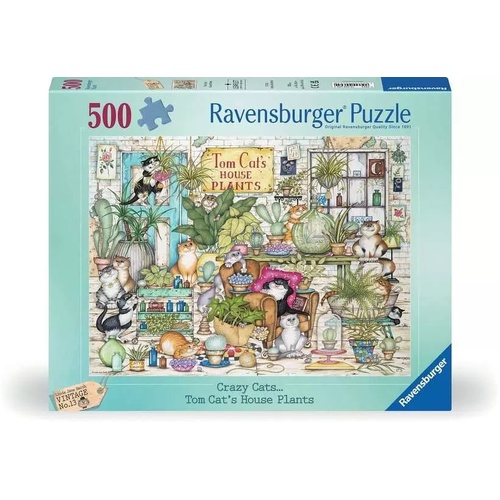Ravensburger Crazy Cats Tom Cat’s House 500pc Puzzle