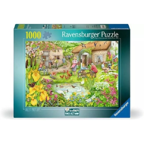 Ravensburger Cosy Café No.3 Valley Farm Cafe 1000pc Puzzle