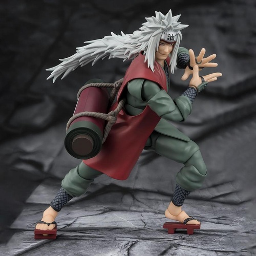 Bandai Tamashii Nations S.H. Figuarts Naruto JIRAIYA Hidden Leaf Heroic Master Sage (Sage Mode Set) Action Figure