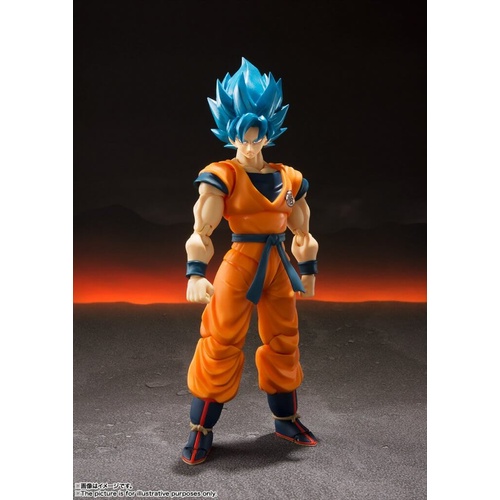 Bandai Tamashii Nations S.H. Figuarts Dragon Ball Super Broly SSGSS Goku Action Figure