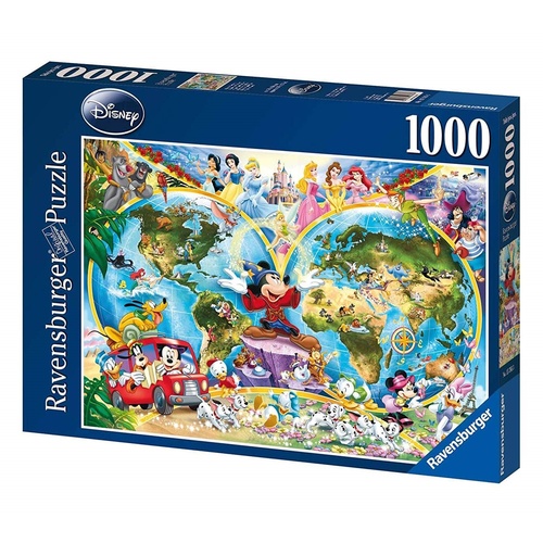 Ravensburger Disney's World Map 1000pc Puzzle