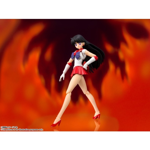 Bandai Tamashii Nations S.H. Figuarts Sailor Moon Sailor Mars Animation Colour Edition Action Figure