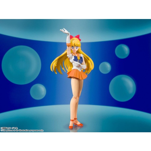 Bandai Tamashii Nations S.H. Figuarts Sailor Moon Sailor Venus Animation Colour Edition Action Figure