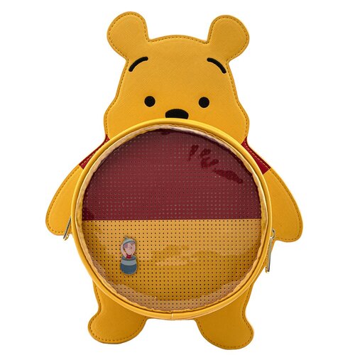 Loungefly Disney Winnie The Pooh Pin Trader Convertible Mini Backpack With Pin