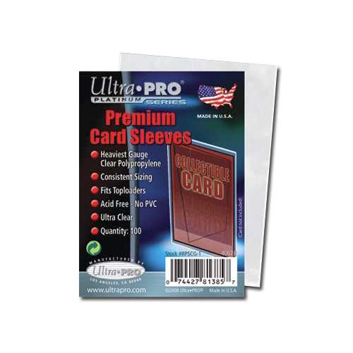 Ultra Pro Card Sleeves Platinum (PK100)