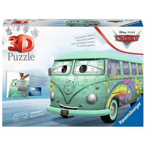 Ravensburger Disney Pixar Cars Fillmore VW T1 162pc 3D Puzzle
