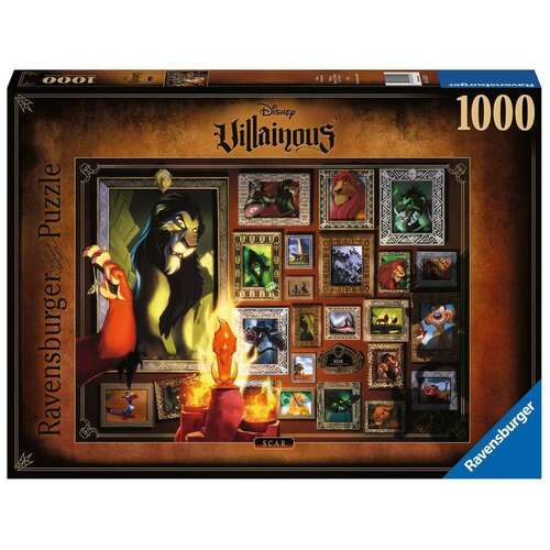 Ravensburger Disney Villainous Scar 1000pc Puzzle