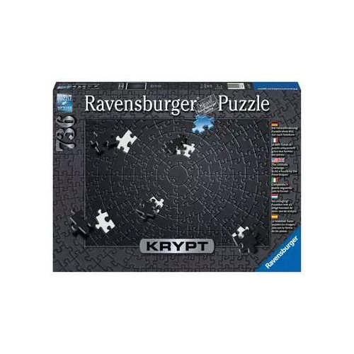 Ravensburger KRYPT Black Spiral 736pc Puzzle