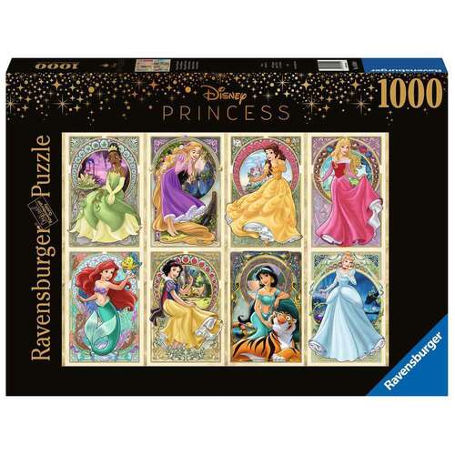 Ravensburger Disney Art Nouveau Princesses 1000pc Puzzle