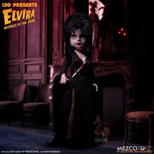Mezco Toyz Living Dead Dolls LDD Presents Elvira Mistress of the Dark