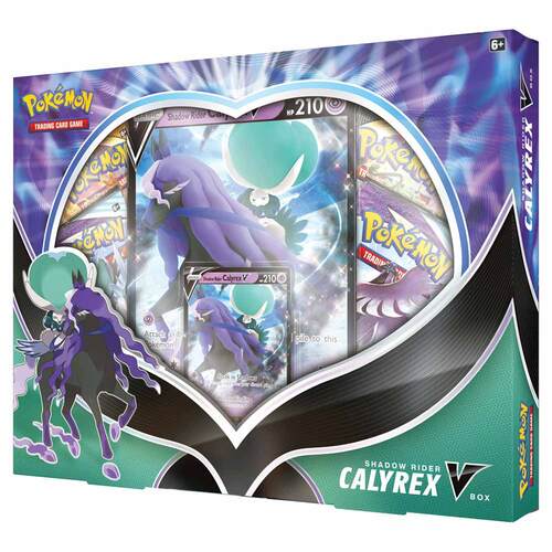 Pokemon TCG Calyrex Shadow Rider V Box